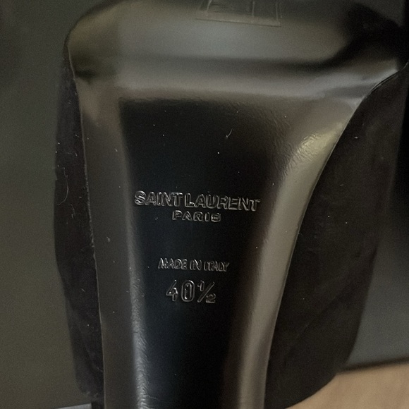 COPY - SAINT LAURENT Suede Platforms in size 40.5 fits 10 or 10.5 - Picture 4 of 4